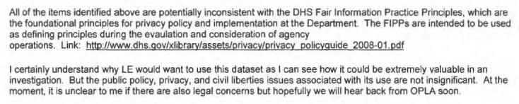 FBI License Plate Reader Database